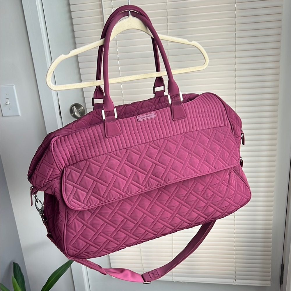 Vera Bradley Plum Grand Traveler